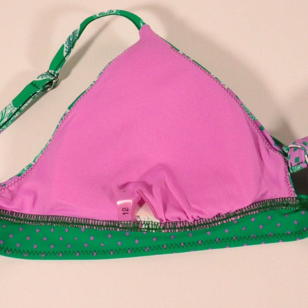 NWOT Seafolly X Revolve Bandana Bay Fixed Tri Bikini Top - Picture 5 of 15